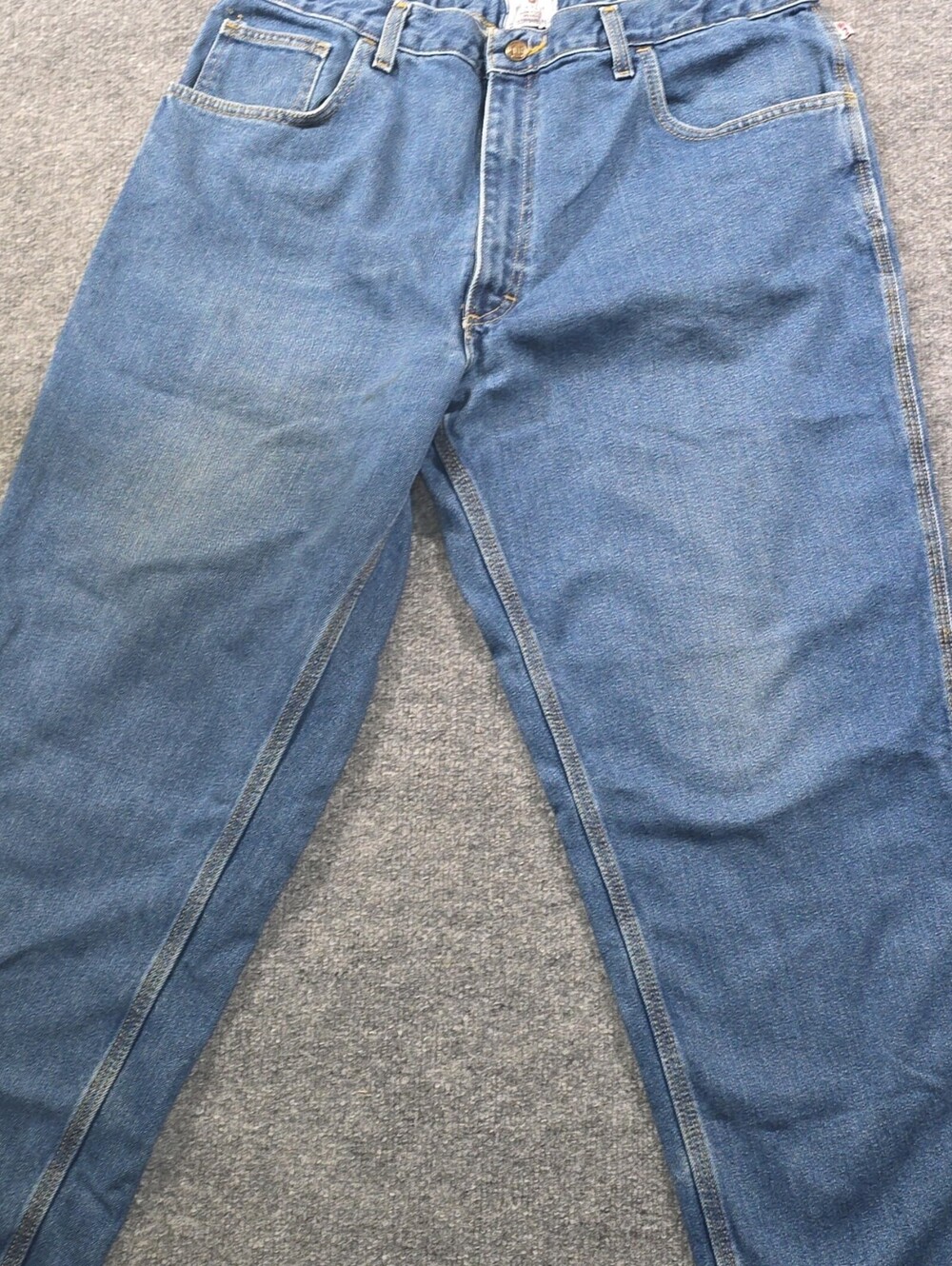 Tyndale Fire Resistant Cotton Denim Work Pants 44x30 Blue for Men